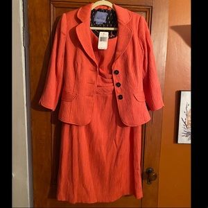 Kay Unger NWT coral dress suit